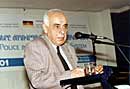 Doctor of Jurisprudence Vladimir Nazaryan at the podium